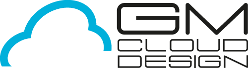 Logotipo de GM Cloud Design, agencia especializada en desarrollo web, posicionamiento web SEO y marketing online SEM.
